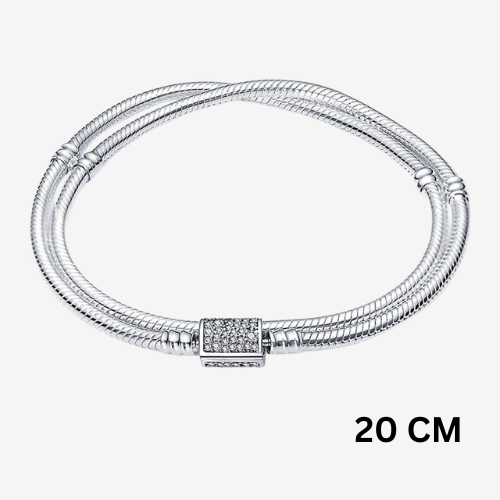 925 Sterling Silver Snake Bone Bracelet - for Pandora