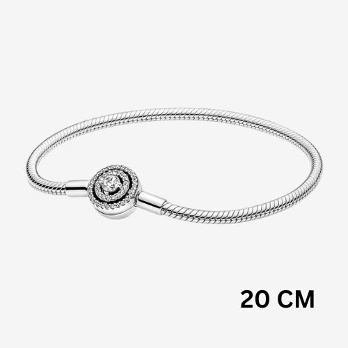 925 Sterling Silver Snake Bone Bracelet - for Pandora