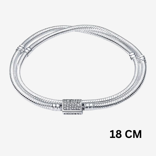 925 Sterling Silver Snake Bone Bracelet - for Pandora