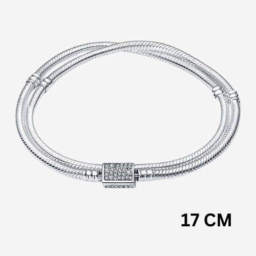 925 Sterling Silver Snake Bone Bracelet - for Pandora